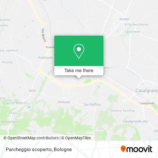 Parcheggio scoperto map