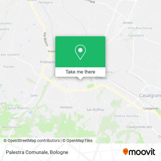 Palestra Comunale map