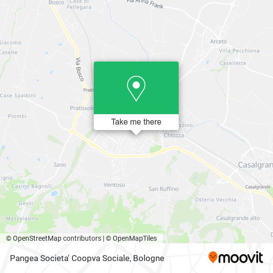 Pangea Societa' Coopva Sociale map