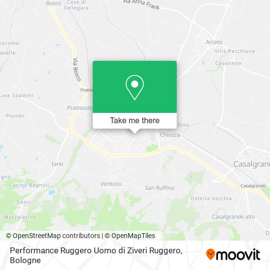 Performance Ruggero Uomo di Ziveri Ruggero map