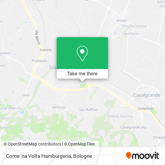 Come 'na Volta Hamburgeria map