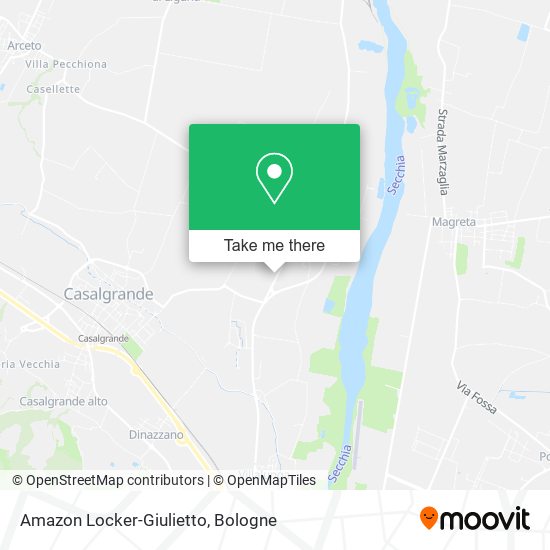 Amazon Locker-Giulietto map