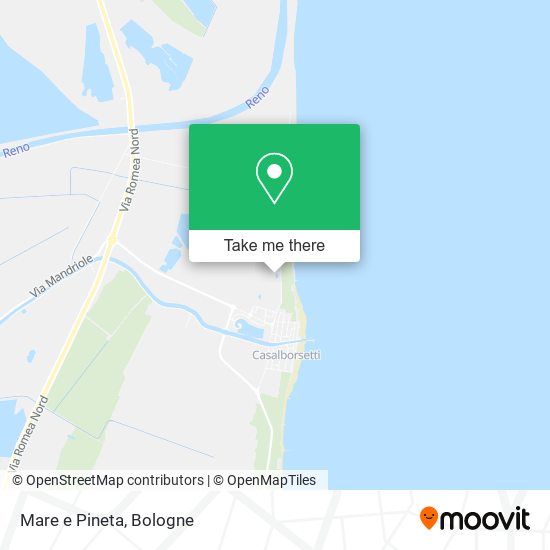Mare e Pineta map