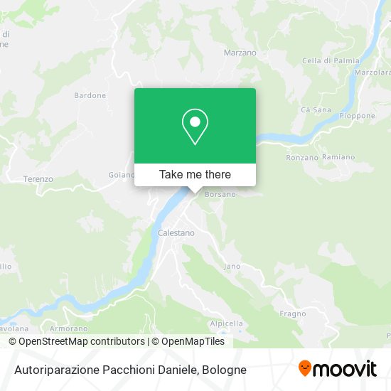 Autoriparazione Pacchioni Daniele map