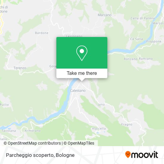Parcheggio scoperto map