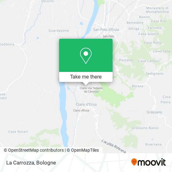 La Carrozza map