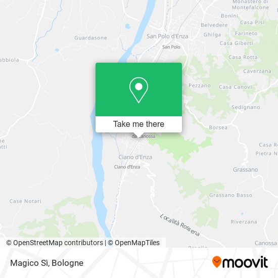 Magico Sì map