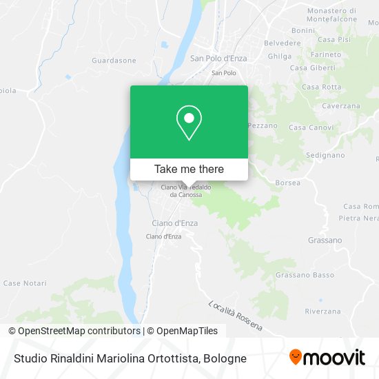 Studio Rinaldini Mariolina Ortottista map