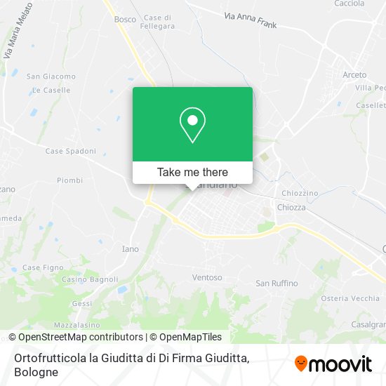 Ortofrutticola la Giuditta di Di Firma Giuditta map