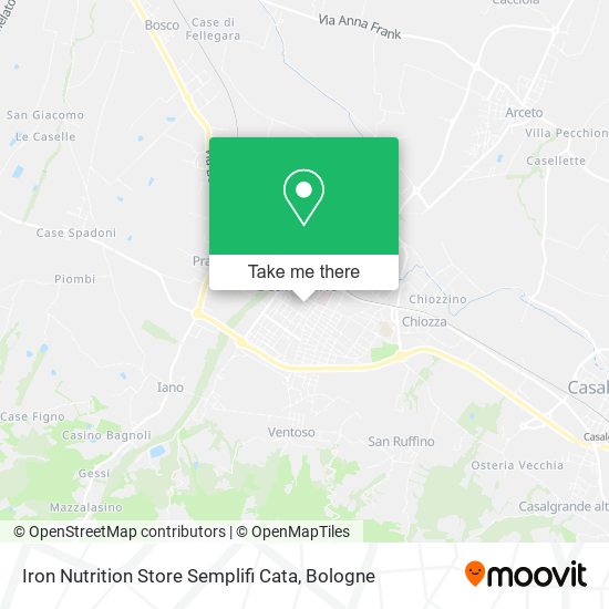 Iron Nutrition Store Semplifi Cata map