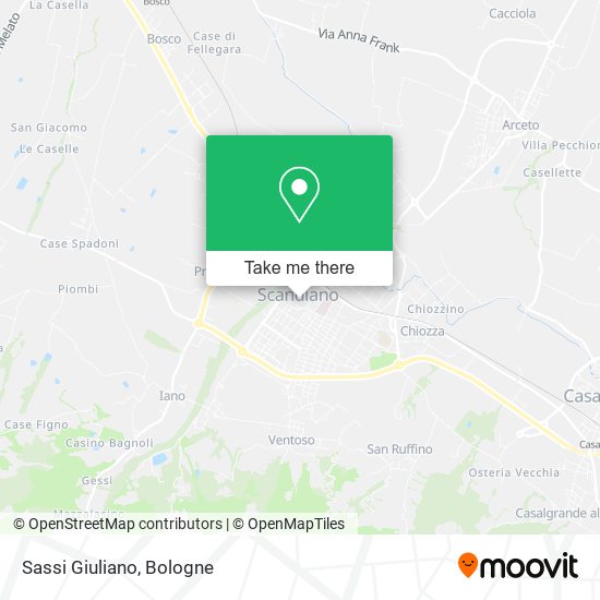Sassi Giuliano map
