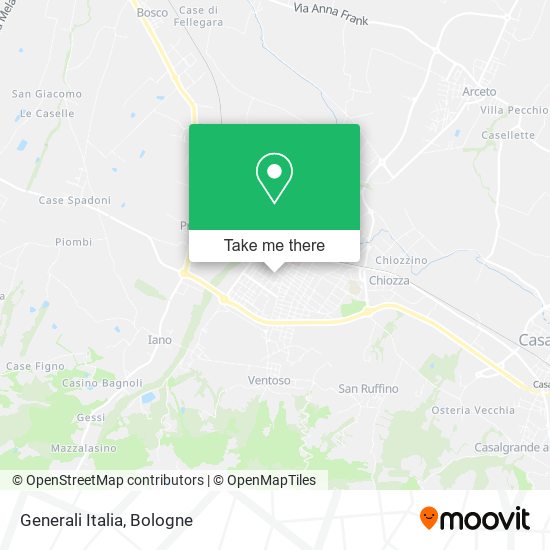 Generali Italia map