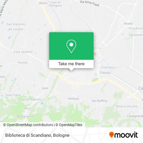 Biblioteca di Scandiano map