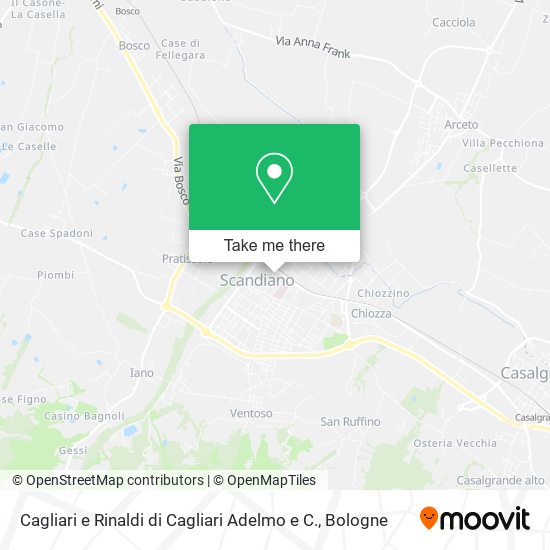Cagliari e Rinaldi di Cagliari Adelmo e C. map