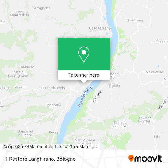 I-Restore Langhirano map