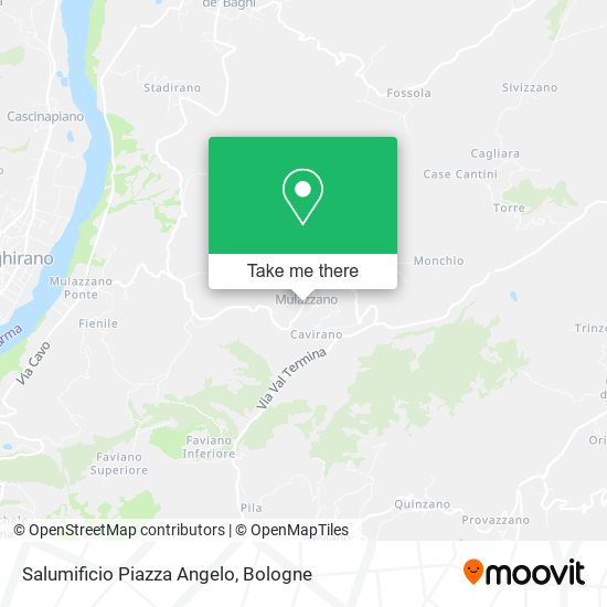 Salumificio Piazza Angelo map