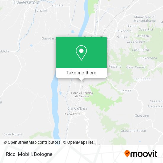 Ricci Mobili map