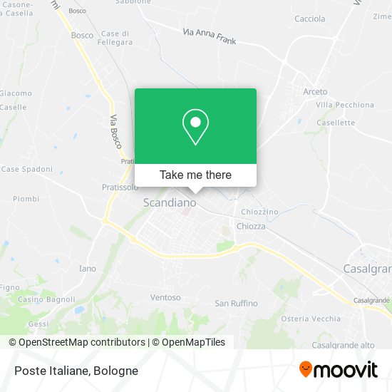 Poste Italiane map