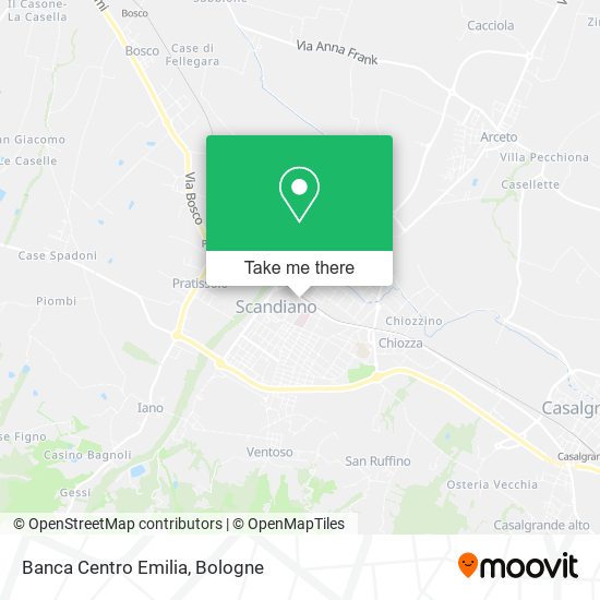Banca Centro Emilia map