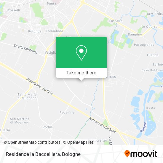 Residence la Baccelliera map