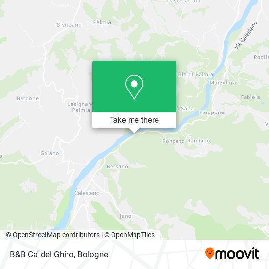 B&B Ca' del Ghiro map