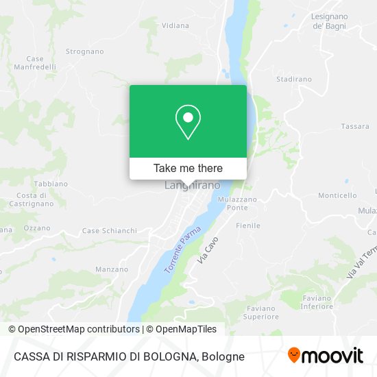 CASSA DI RISPARMIO DI BOLOGNA map