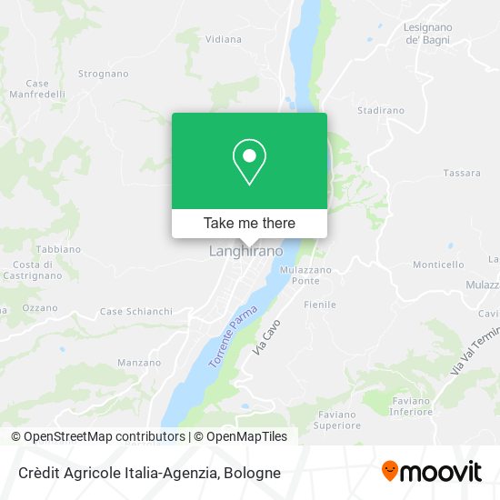 Crèdit Agricole Italia-Agenzia map