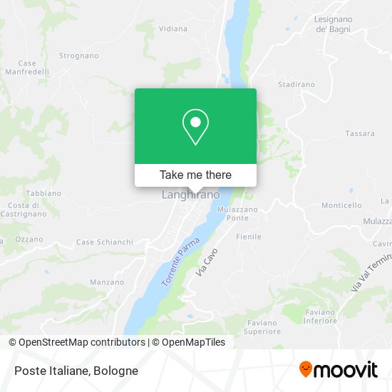 Poste Italiane map