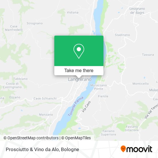 Prosciutto & Vino da Alo map