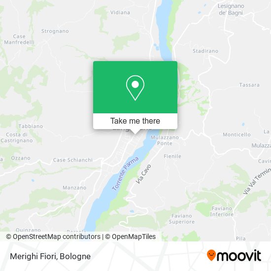 Merighi Fiori map