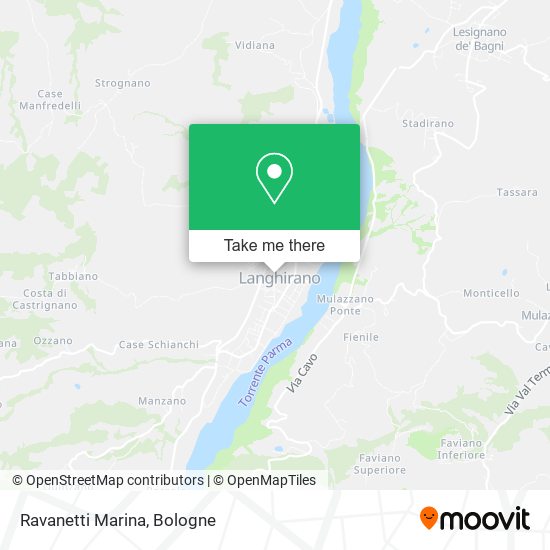 Ravanetti Marina map