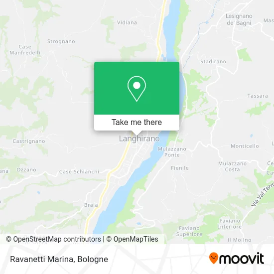 Ravanetti Marina map