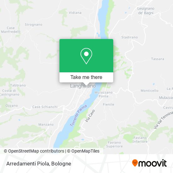 Arredamenti Piola map