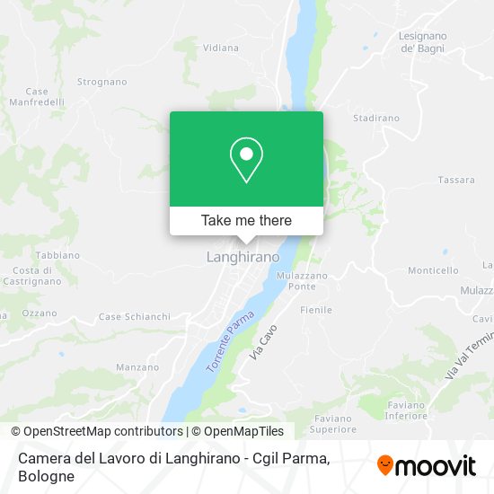 Camera del Lavoro di Langhirano - Cgil Parma map