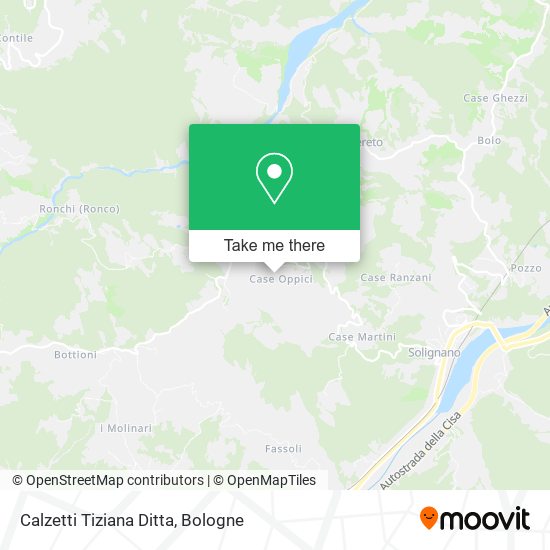Calzetti Tiziana Ditta map