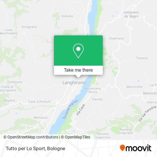 Tutto per Lo Sport map