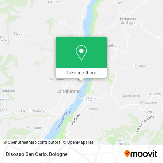 Disosso San Carlo map