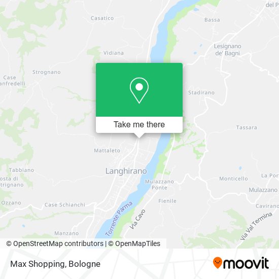 Max Shopping map