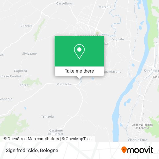 Signifredi Aldo map