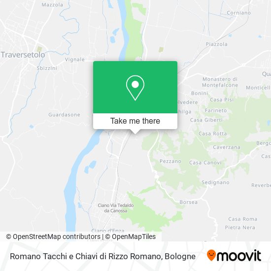 Romano Tacchi e Chiavi di Rizzo Romano map
