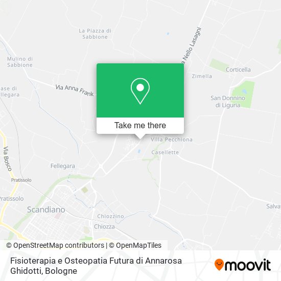 Fisioterapia e Osteopatia Futura di Annarosa Ghidotti map