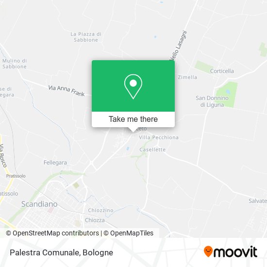 Palestra Comunale map