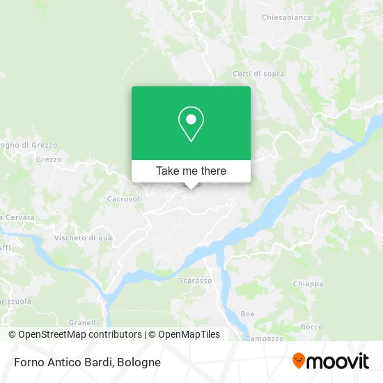 Forno Antico Bardi map