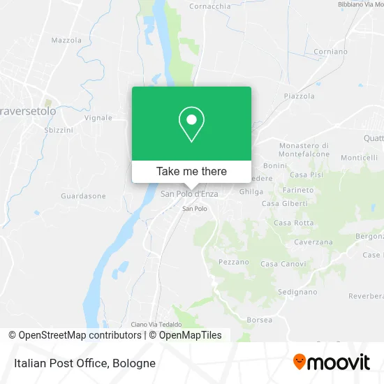 Italian Post Office map