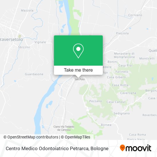 Centro Medico Odontoiatrico Petrarca map