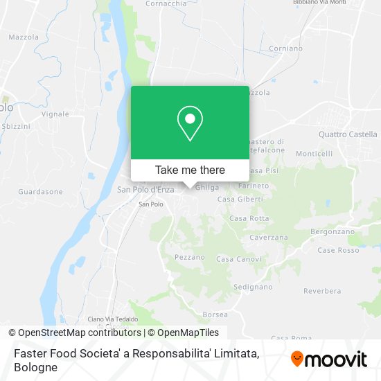 Faster Food Societa' a Responsabilita' Limitata map
