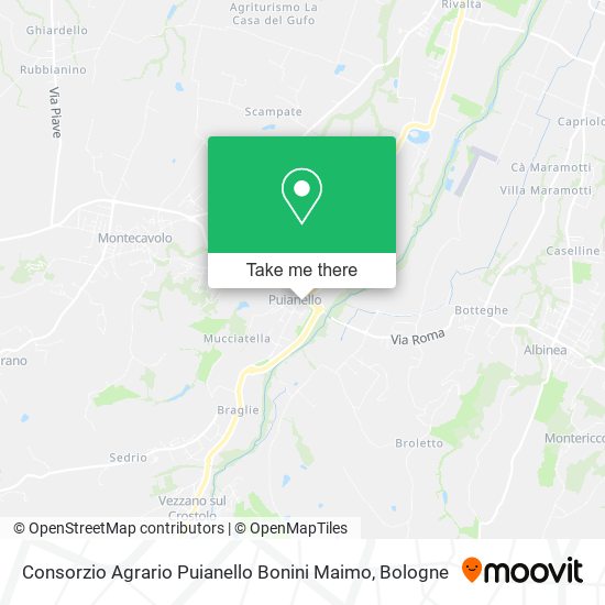 Consorzio Agrario Puianello Bonini Maimo map
