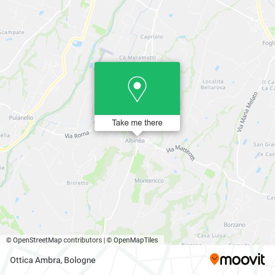 Ottica Ambra map