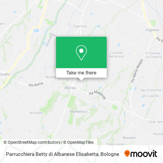 Parrucchiera Betty di Albanese Elisabetta map
