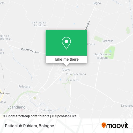 Patioclub Rubiera map